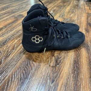 Rudis Wrestling Shoes Black Gold JB Alpha Women's Size 8.5 Men's Size 7